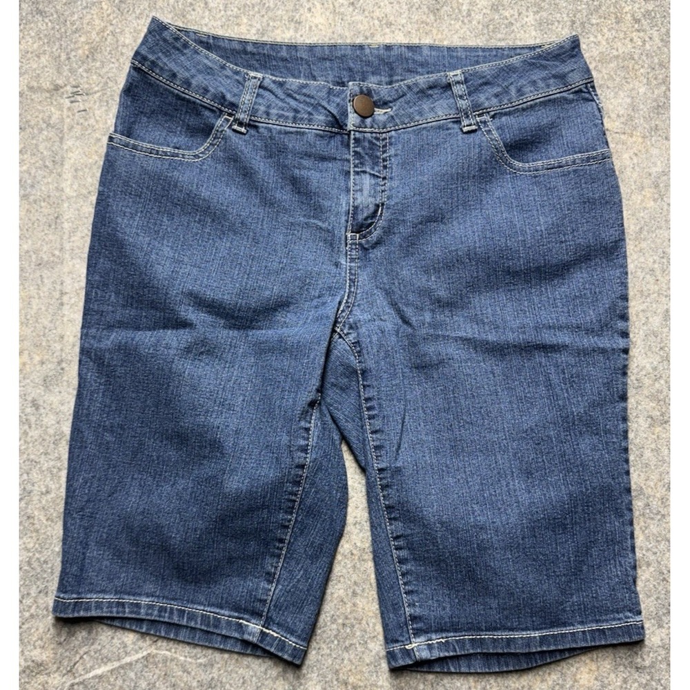 Faded Glory Size 10 Denim‎ Jean Bermuda Shorts